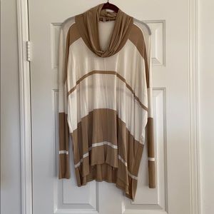 Anthropologie cowl neck long sleeve tunic